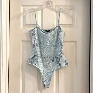 Guess snakeskin soft bodysuit like new never worn